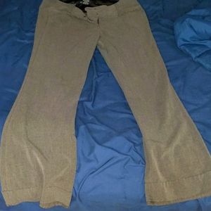 Gray Stretch Wide Leg Dress Pants size 9